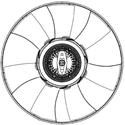 MAHLE CFF 493 000P — Муфта вентилятора
