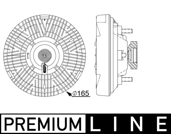 Embrayage, ventilateur de radiateur MAHLE CFC 238 000P