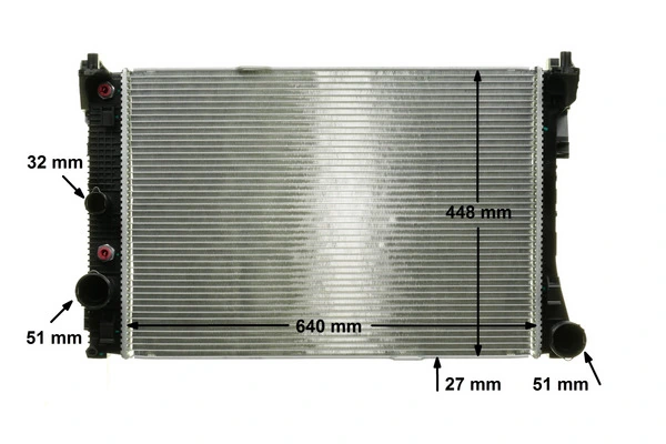 Radiateur, refroidissement du moteur MAHLE CR 988 000P