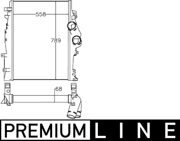 Intercooler, échangeur MAHLE CI 269 000P