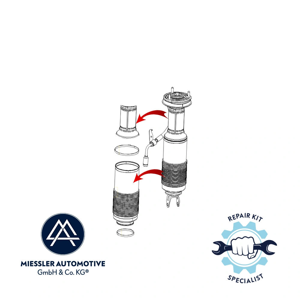 Dust Cover Kit, shock absorber