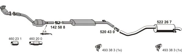 Échappement ERNST 100486
