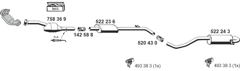 Échappement ERNST 100463