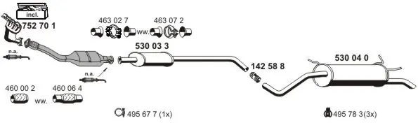 Échappement ERNST 100331