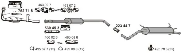 Échappement ERNST 100164