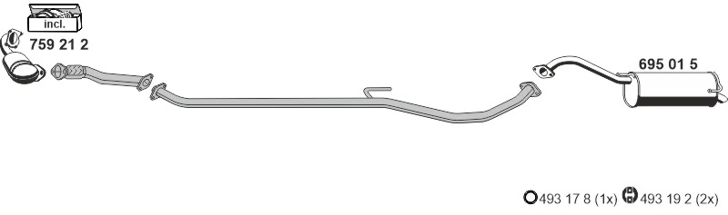 Échappement ERNST 170069