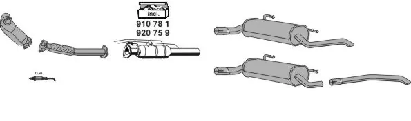 Échappement ERNST 090563