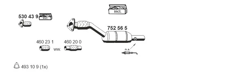 Échappement ERNST 100227