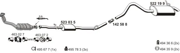 Échappement ERNST 100230