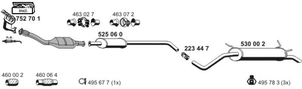 Échappement ERNST 100126