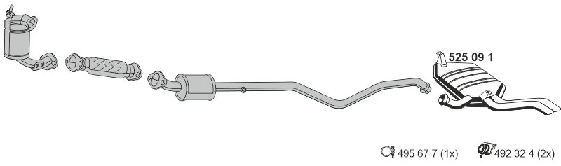 Échappement ERNST 100546