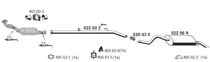 Échappement ERNST 100278