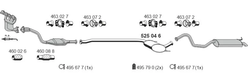 Échappement ERNST 100093