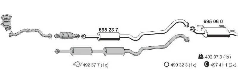 Échappement ERNST 170034
