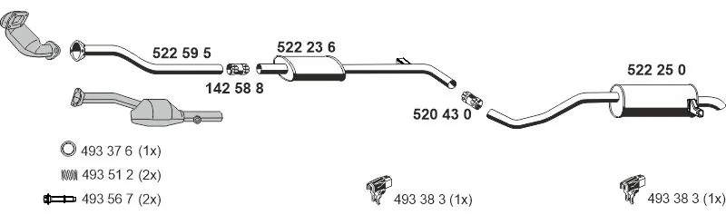Échappement ERNST 100450