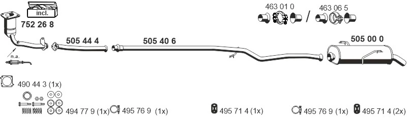 Échappement ERNST 090102