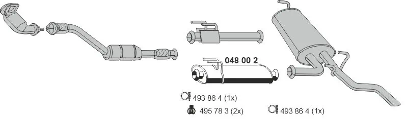Échappement ERNST 170089