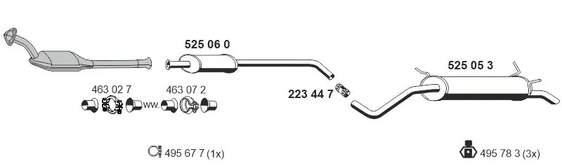 Échappement ERNST 100342