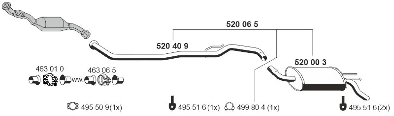 Échappement ERNST 100034
