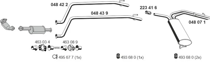Échappement ERNST 170063
