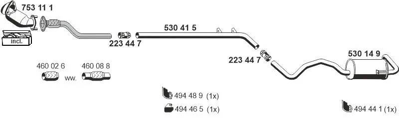 Échappement ERNST 100171