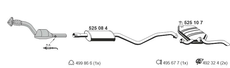 Échappement ERNST 100547