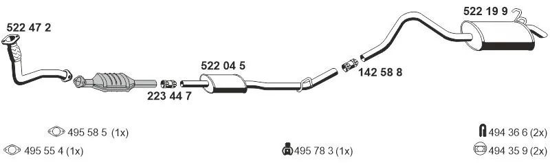 Échappement ERNST 100153