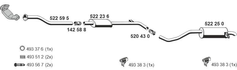 Échappement ERNST 100525