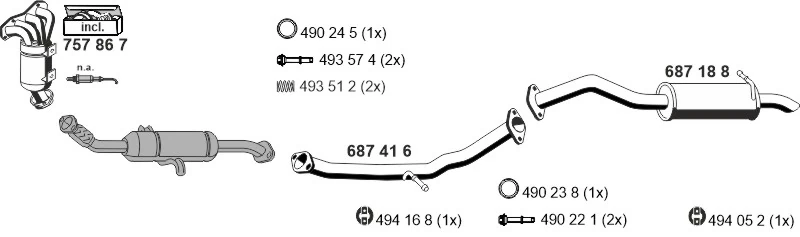 Échappement ERNST 180124