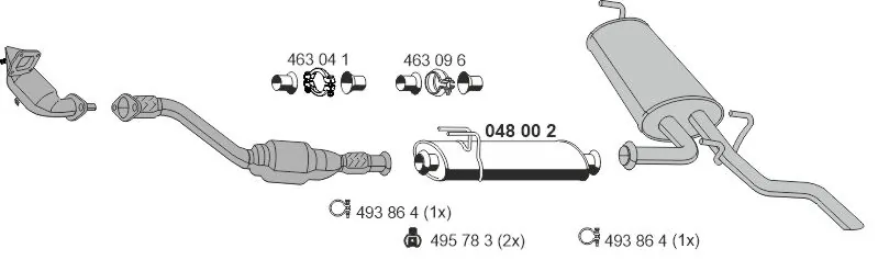 Échappement ERNST 100362