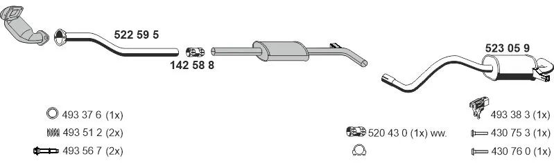 Échappement ERNST 100252