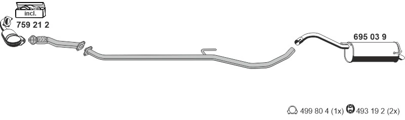 Échappement ERNST 170107