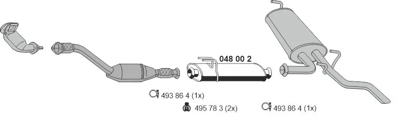 Échappement ERNST 100405