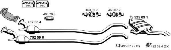 Échappement ERNST 100237