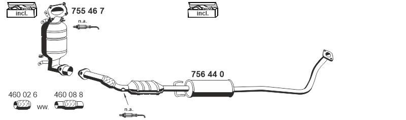 Échappement ERNST 180057