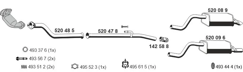 Échappement ERNST 100566
