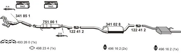 Échappement ERNST 031139