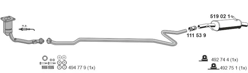 Échappement ERNST 080187