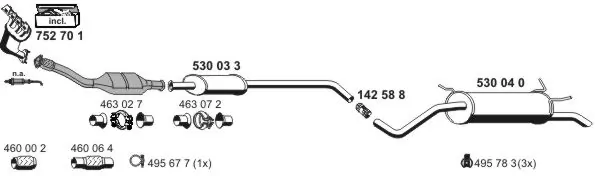Échappement ERNST 100166