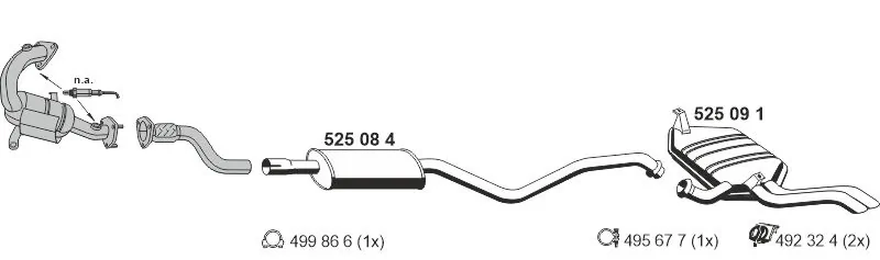 Échappement ERNST 100394