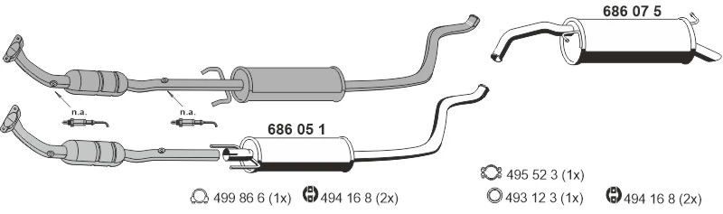 Échappement ERNST 180049
