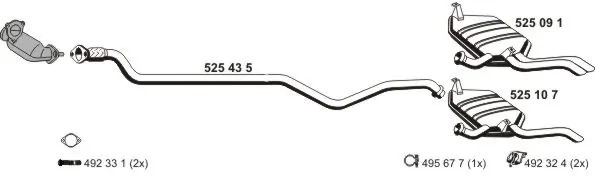 Échappement ERNST 100236