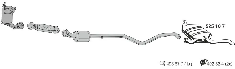 Échappement ERNST 100586