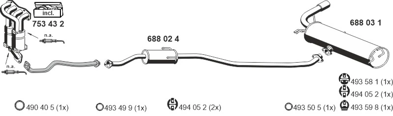 Échappement ERNST 180047