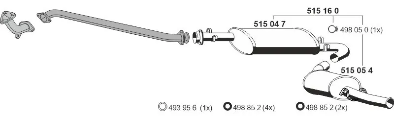 Échappement ERNST 080344