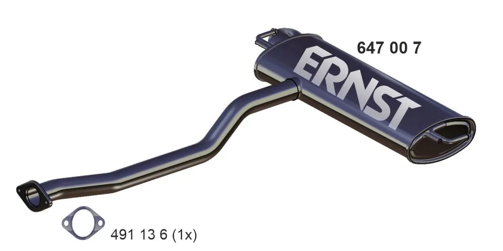 Silencieux arrière ERNST 647007