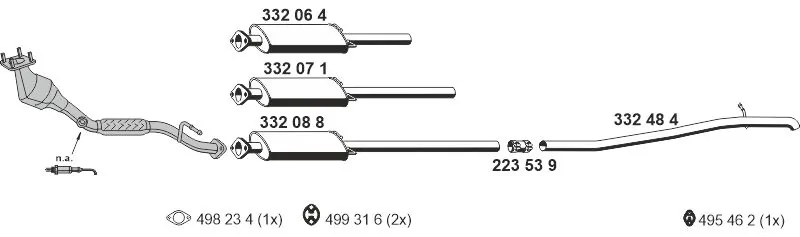 Échappement ERNST 031252