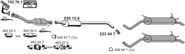 Échappement ERNST 100270