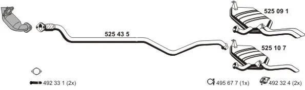 Échappement ERNST 100235