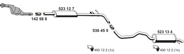 Échappement ERNST 100630